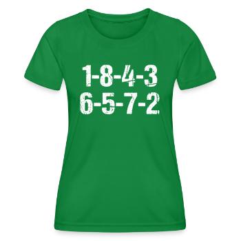 Moteur V8 8 cylindrées tuning de voiture de cylindrée - T-shirt sport Femme - vert - Devant - AI Model Female 172 dark (172cm)
