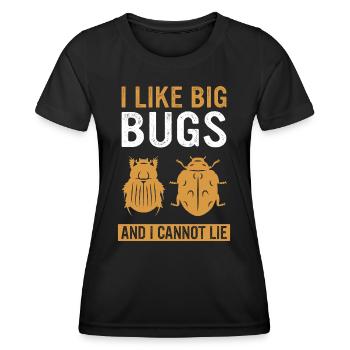 Insect Entomologist Biology - Women's Functional T-Shirt - black - Front - AI Model Female 172 light (172cm)