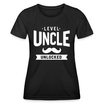 Oncle Fmilie Grand-oncle Oncle - T-shirt sport Femme - noir - Devant - AI Model Female 172 light (172cm)