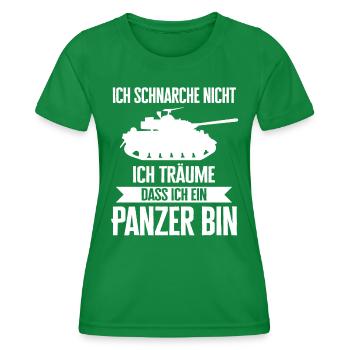 Chars, Chars de combat principaux, Véhicules de combat blindés, Conducteurs de chars - T-shirt sport Femme - vert - Devant - AI Model Female 172 dark (172cm)