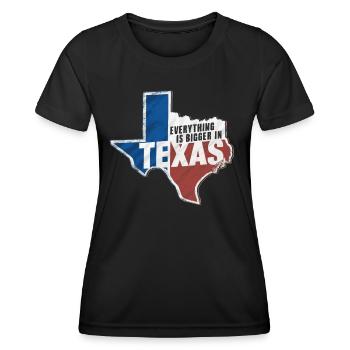 Texas State Texans Texas - Women's Functional T-Shirt - black - Front - AI Model Female 172 light (172cm)