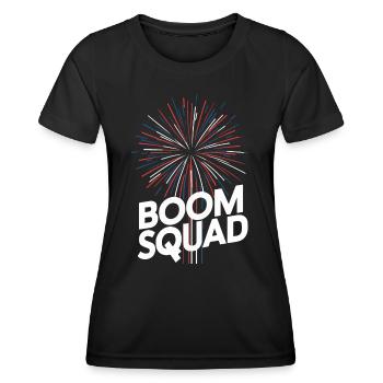 Pyrotechnics Fireworks Pyrotechnics - Women's Functional T-Shirt - black - Front - AI Model Female 172 light (172cm)