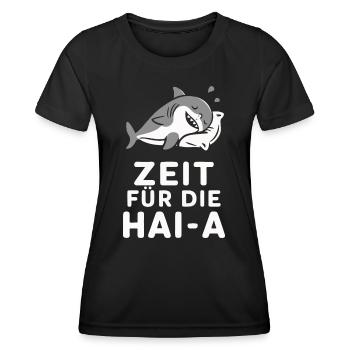 Shark Shark Sharks Shark - Women's Functional T-Shirt - black - Front - AI Model Female 172 light (172cm)