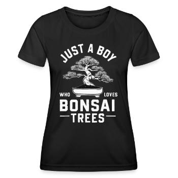 Bonsai Baum Japanisch Bonsai - Frauen Funktions-T-Shirt - Schwarz - Vorne - AI Model Female 172 light (172cm)