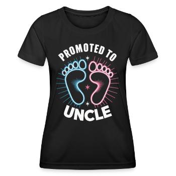Oncle Fmilie Grand-oncle Oncle - T-shirt sport Femme - noir - Devant - AI Model Female 172 light (172cm)