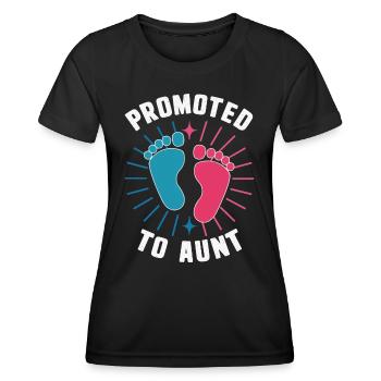 Tante Famille Tantes - T-shirt sport Femme - noir - Devant - AI Model Female 172 light (172cm)