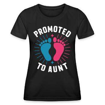 Tante Famille Tantes - T-shirt sport Femme - noir - Devant - AI Model Female 172 light (172cm)