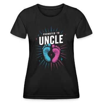 Oncle Fmilie Grand-oncle Oncle - T-shirt sport Femme - noir - Devant - AI Model Female 172 light (172cm)