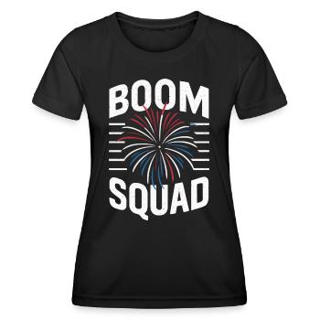Pyrotechnics Fireworks Pyrotechnics - Women's Functional T-Shirt - black - Front - AI Model Female 172 light (172cm)
