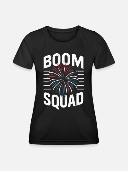 Pyrotechniker Feuerwerk Pyrotechnik - Frauen Funktions-T-Shirt - Schwarz