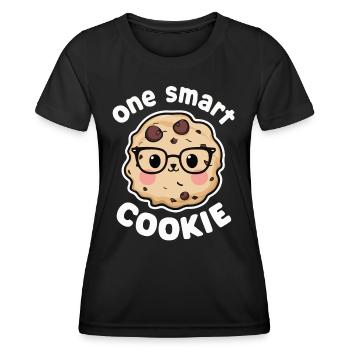 Cookies Cookie Keks Kekse Schokolade - Frauen Funktions-T-Shirt - Schwarz - Vorne - AI Model Female 172 light (172cm)
