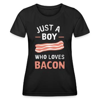 Bacon Breakfast Bacon - Women's Functional T-Shirt - black - Front - AI Model Female 172 light (172cm)