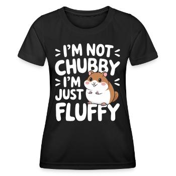 Hamster - Frauen Funktions-T-Shirt - Schwarz - Vorne - AI Model Female 172 light (172cm)