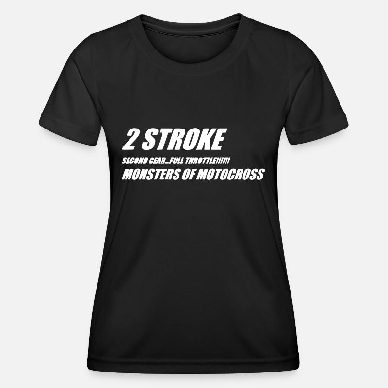 2 STROKE - Women's Functional T-Shirt - black