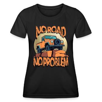 Off-Road Vehicle Driver - Women's Functional T-Shirt - black - Front - AI Model Female 172 light (172cm)