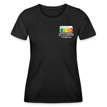 Näher dich mir nicht white - Frauen Funktions-T-Shirt - Schwarz - Vorne - AI Model Female 172 light (172cm)