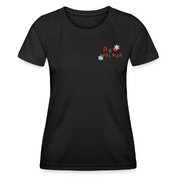 Gassi - Weihnachten - Hundeliebhaber - Dogmas - Frauen Funktions-T-Shirt - Schwarz - Vorne - AI Model Female 172 light (172cm)