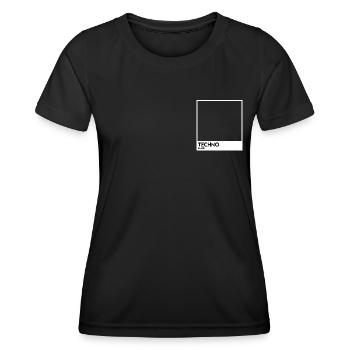 Photo Black Techno Photo - T-shirt sport Femme - noir - Devant - AI Model Female 172 light (172cm)