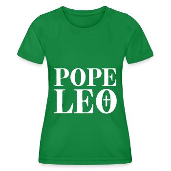 POPE Leo - Frauen Funktions-T-Shirt - Kelly Green - Vorne - AI Model Female 172 dark (172cm)