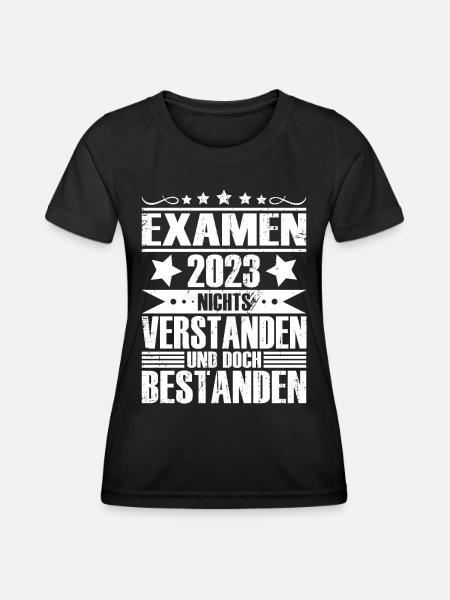 Examen 2023 - Frauen Funktions-T-Shirt - Schwarz