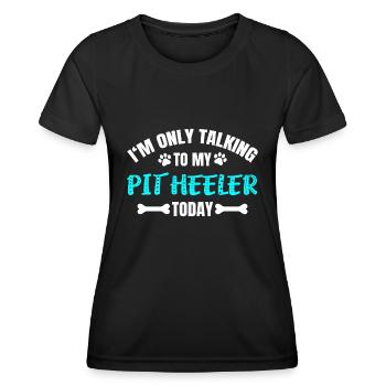 Pit Heeler - Women's Functional T-Shirt - black - Front - AI Model Female 172 light (172cm)