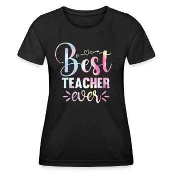 Back To Best School Retention - Women's Functional T-Shirt - black - Front - AI Model Female 172 light (172cm)
