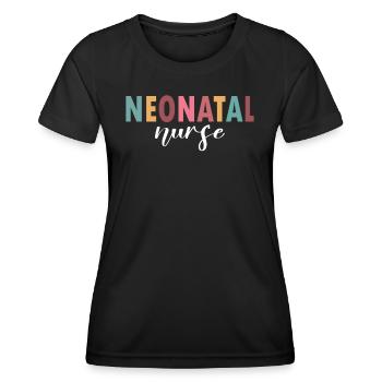 The life of a neonatal nurse - Women's Functional T-Shirt - black - Front - AI Model Female 172 light (172cm)