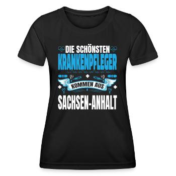 Die Schönsten Krankenpfleger Kommen Aus - Frauen Funktions-T-Shirt - Schwarz - Vorne - AI Model Female 172 light (172cm)