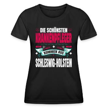 Die Schönsten Krankenpfleger Kommen Aus - Frauen Funktions-T-Shirt - Schwarz - Vorne - AI Model Female 172 light (172cm)