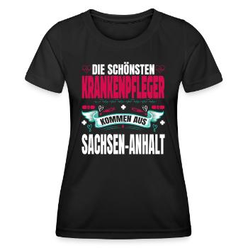 Die Schönsten Krankenpfleger Kommen Aus - Frauen Funktions-T-Shirt - Schwarz - Vorne - AI Model Female 172 light (172cm)