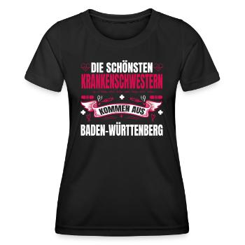 Die Schönsten Krankenschwestern Kommen Aus - Frauen Funktions-T-Shirt - Schwarz - Vorne - AI Model Female 172 light (172cm)