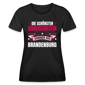 Die Schönsten Krankenschwestern Kommen Aus - Frauen Funktions-T-Shirt - Schwarz - Vorne - AI Model Female 172 light (172cm)