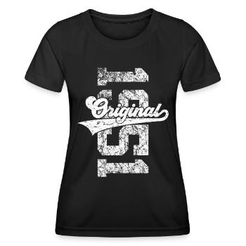 75TH BIRTHDAY ORIGINAL 1951 - Women's Functional T-Shirt - black - Front - AI Model Female 172 light (172cm)