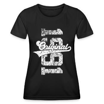 35TH BIRTHDAY ORIGINAL 1991 - Women's Functional T-Shirt - black - Front - AI Model Female 172 light (172cm)