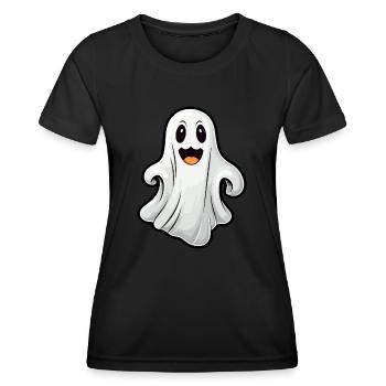 Design d’Halloween effrayant pour la prochaine fête - T-shirt sport Femme - noir - Devant - AI Model Female 172 light (172cm)