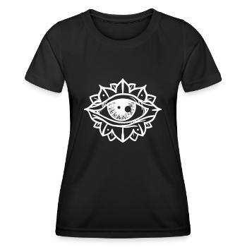 All Seeing Eye Evil Eye, Third Eye - Women's Functional T-Shirt - black - Front - AI Model Female 172 light (172cm)