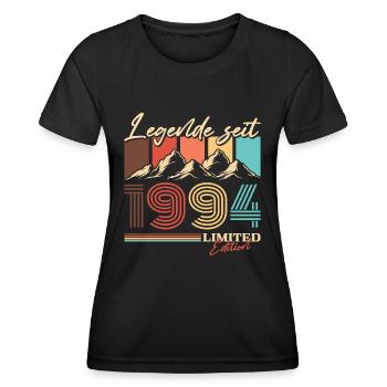Legende seit 1994 Jahrgang Retro Geburtstag - Frauen Funktions-T-Shirt - Schwarz - Vorne - AI Model Female 172 light (172cm)