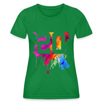 20 YEARS 20TH BIRTHDAY - Women's Functional T-Shirt - kelly green - Front - AI Model Female 172 dark (172cm)