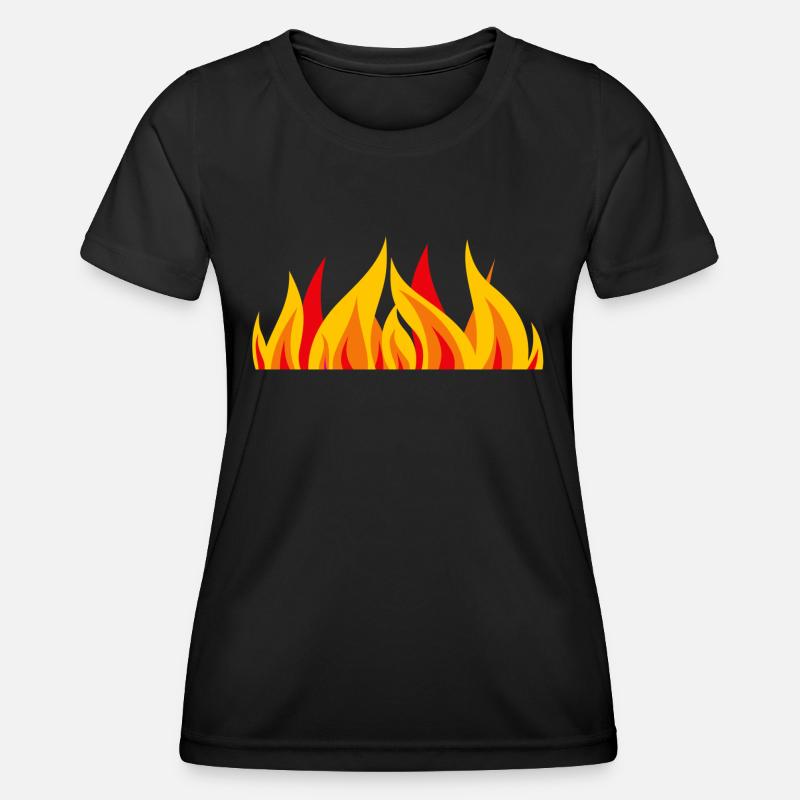 Fire - Women's Functional T-Shirt - black