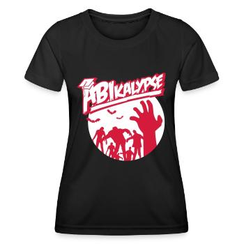 Abikalypse - Abitur - ABI - Abschluss - Zombies - Frauen Funktions-T-Shirt - Schwarz - Vorne - AI Model Female 172 light (172cm)