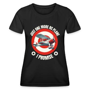 Modèle d’avion télécommandé Constructeur de modèles d’avion - T-shirt sport Femme - noir - Devant - AI Model Female 172 light (172cm)