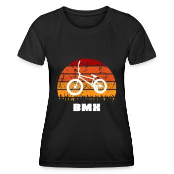 Bmx - T-shirt sport Femme - noir - Devant - AI Model Female 172 light (172cm)