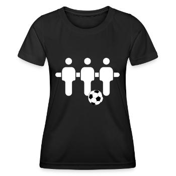 Soccer Foosball Table Buddy Father's Day Funny - Women's Functional T-Shirt - black - Front - AI Model Female 172 light (172cm)