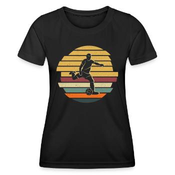 Footballers Football Footballers - Women's Functional T-Shirt - black - Front - AI Model Female 172 light (172cm)
