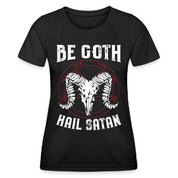Satan Devil Gifts | Satanisme Horreur gothique - T-shirt sport Femme - noir - Devant - AI Model Female 172 light (172cm)