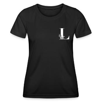 Pointe (L) - T-shirt sport Femme - noir - Devant - AI Model Female 172 light (172cm)