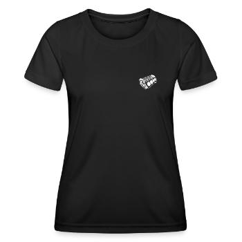 V8 eight cylinder engine machine mechanic car - Women's Functional T-Shirt - black - Front - AI Model Female 172 light (172cm)