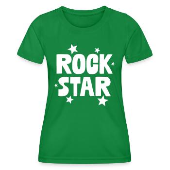 Rock Star - T-shirt sport Femme - vert - Devant - AI Model Female 172 dark (172cm)