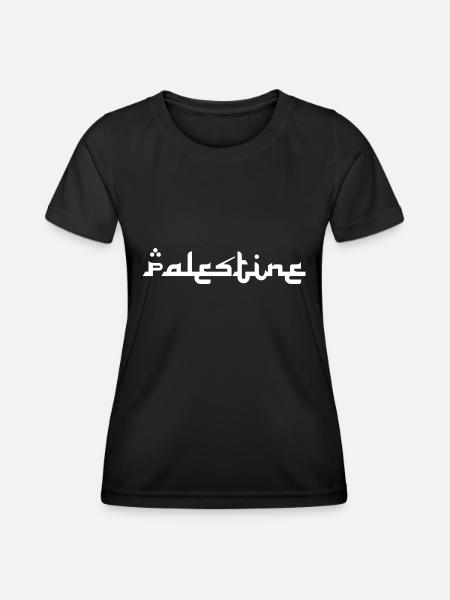 Free Palestine - Women's Functional T-Shirt - black