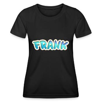 Frank - Frauen Funktions-T-Shirt - Schwarz - Vorne - AI Model Female 172 light (172cm)